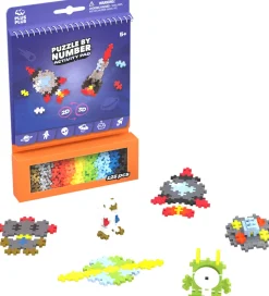 Plus-Plus Aktivitetssæt - Puzzle By Number - 125 stk. - Rummet