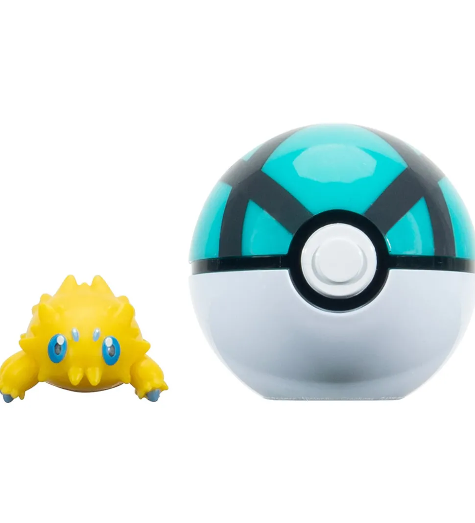 Pokémon Figur - Clip N Go - Joltik m. Net Ball