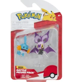 Pokémon Figurer - 2-pak - Battle Figure - Noibat/Mudkip
