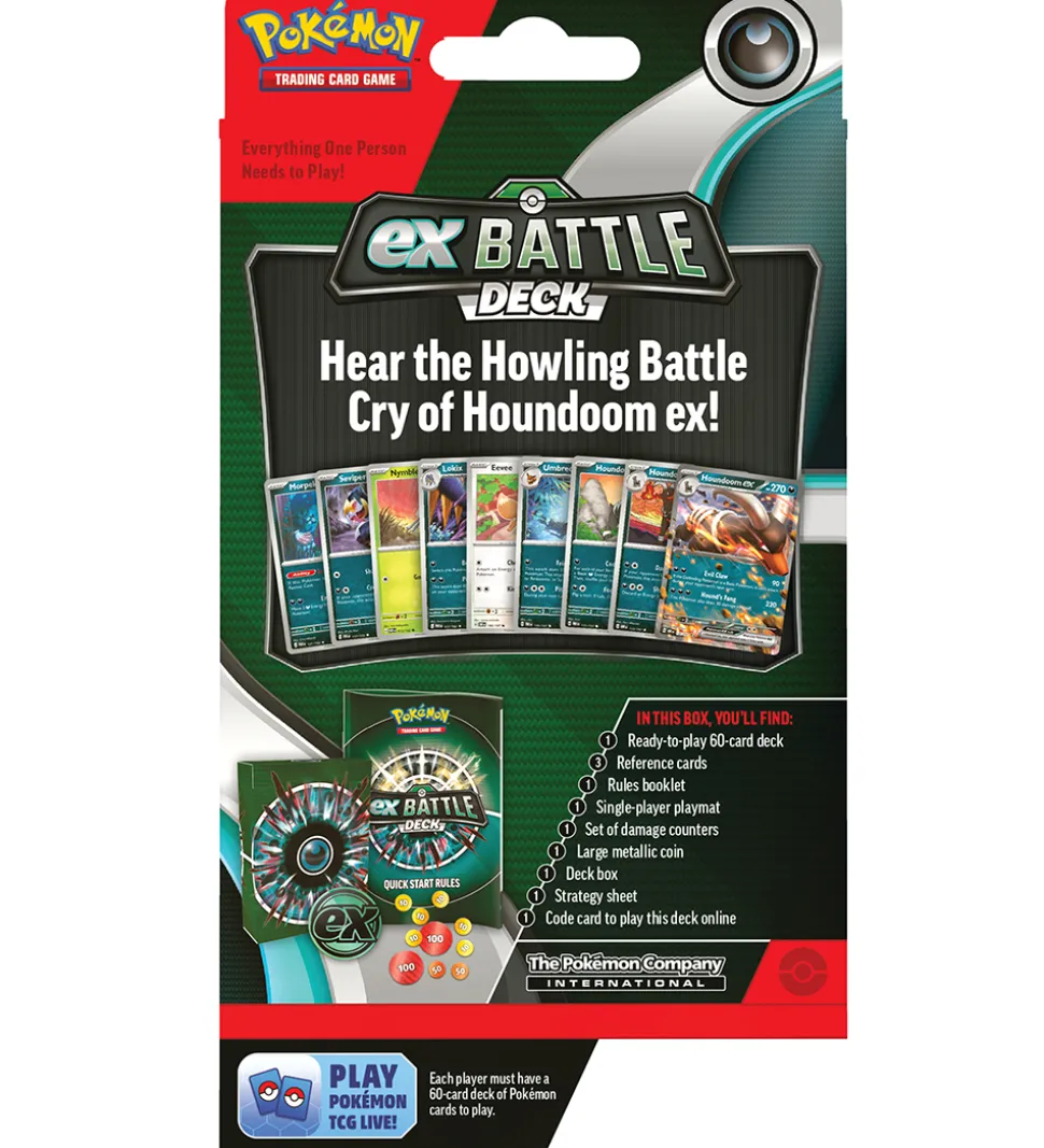 Pokémon Samlekort - Battle Deck - Houndoom ex