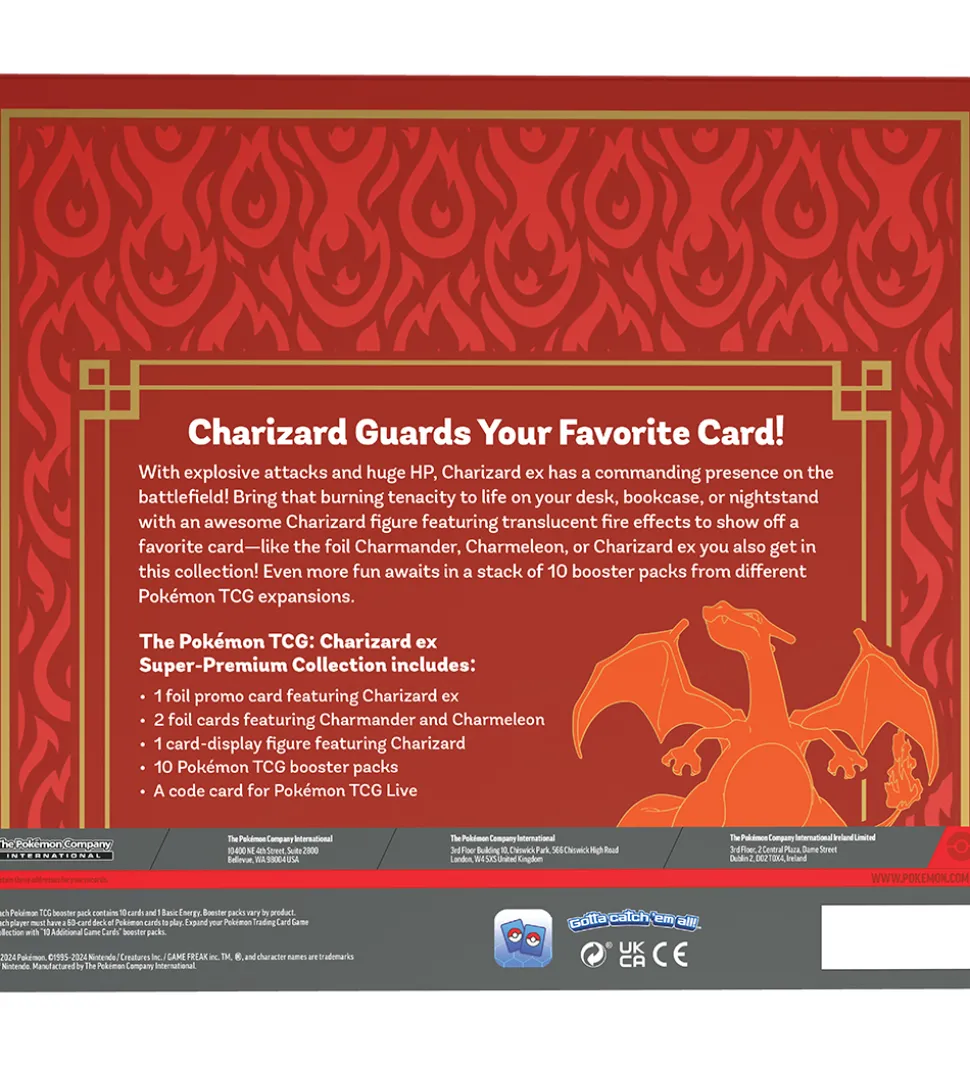 Pokémon Samlekort m. Figur - Super Premium Box - Charizard Ex