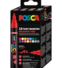 Posca Tuscher - PC5BR - 16 stk. - Multifarvet