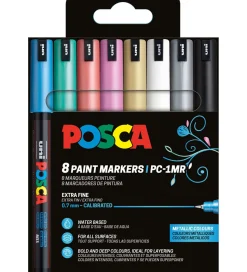 Posca Tuscher - PC-1M - 8 stk. - Metallic Farver