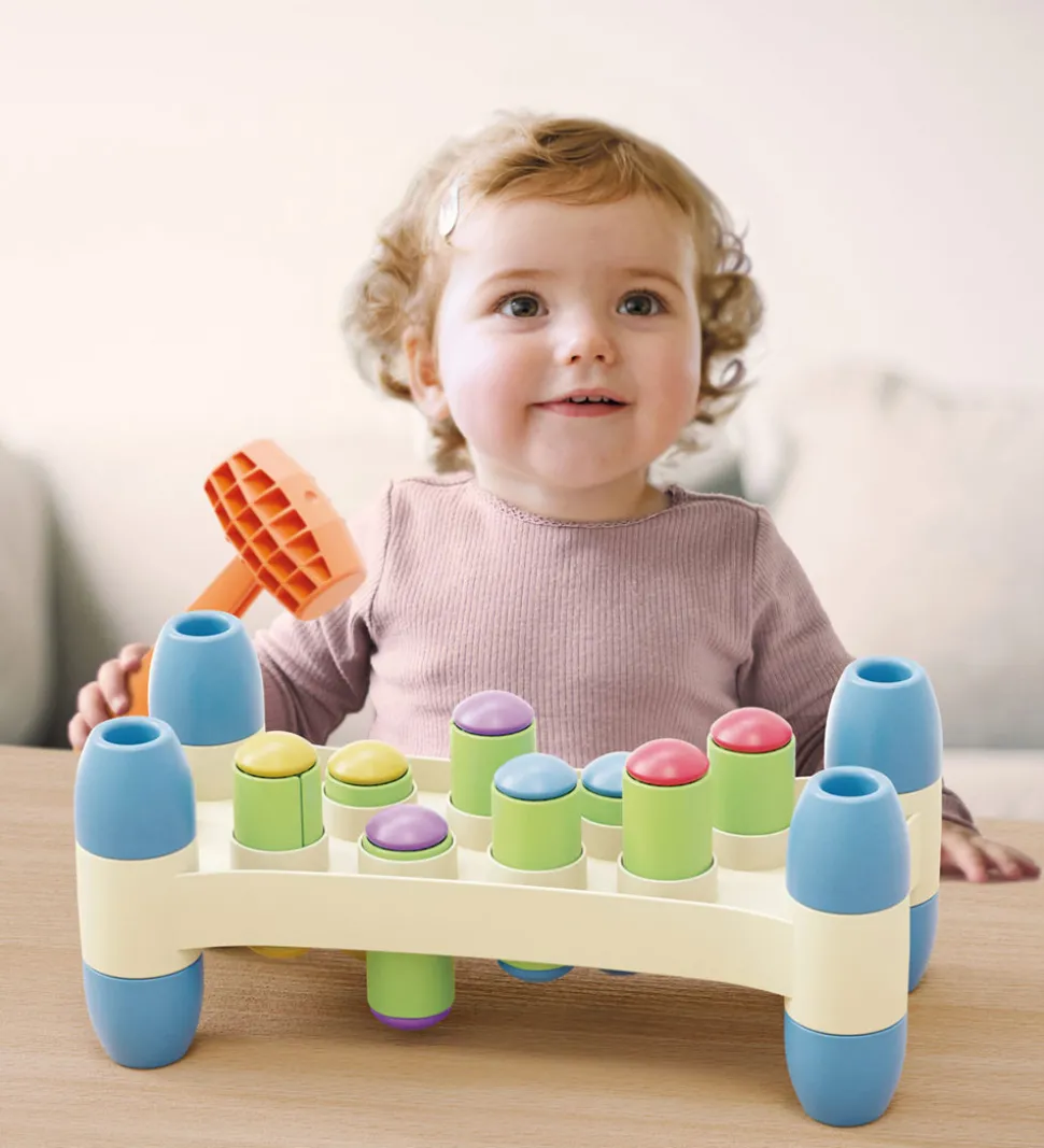 Quercetti Hammerbræt - PlayEco+ - 34 Dele - 84120