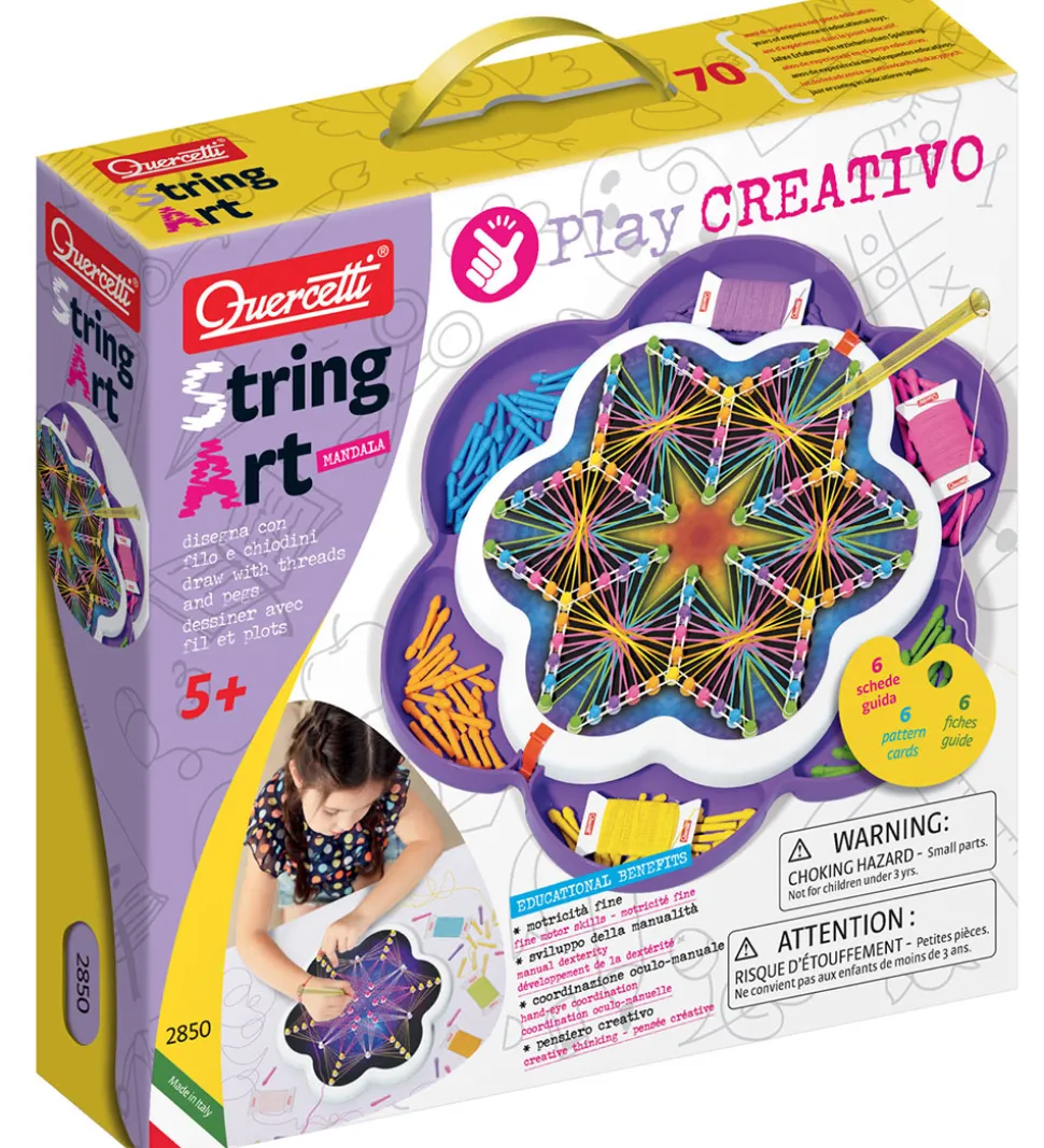 Quercetti Kreasæt - String Art Mandala - 2850