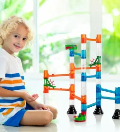 Quercetti Kuglebane - Migoga Marble Run Transparent - 45 Dele -