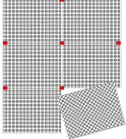 Quercetti Plader Til Stiftmosaik - 10 stk m. Forbindelsesstykker