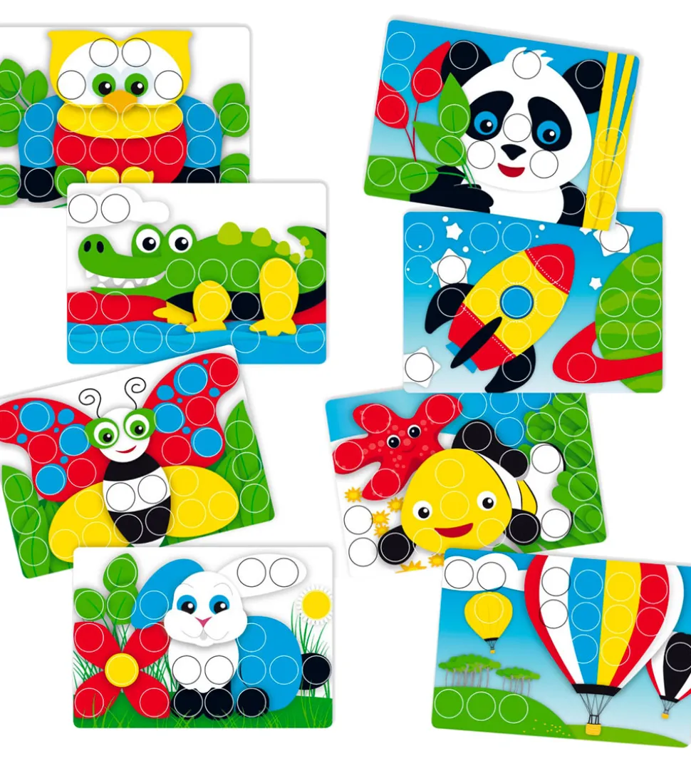 Quercetti Stiftmosaik - Fantacolor Junior - 49 Dele - 4206