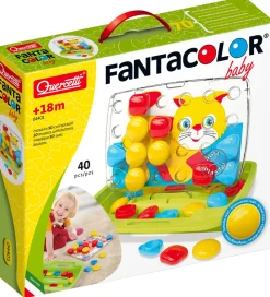 Quercetti Stiftmosaik - Fantacolor Baby - 40 Dele - 4401