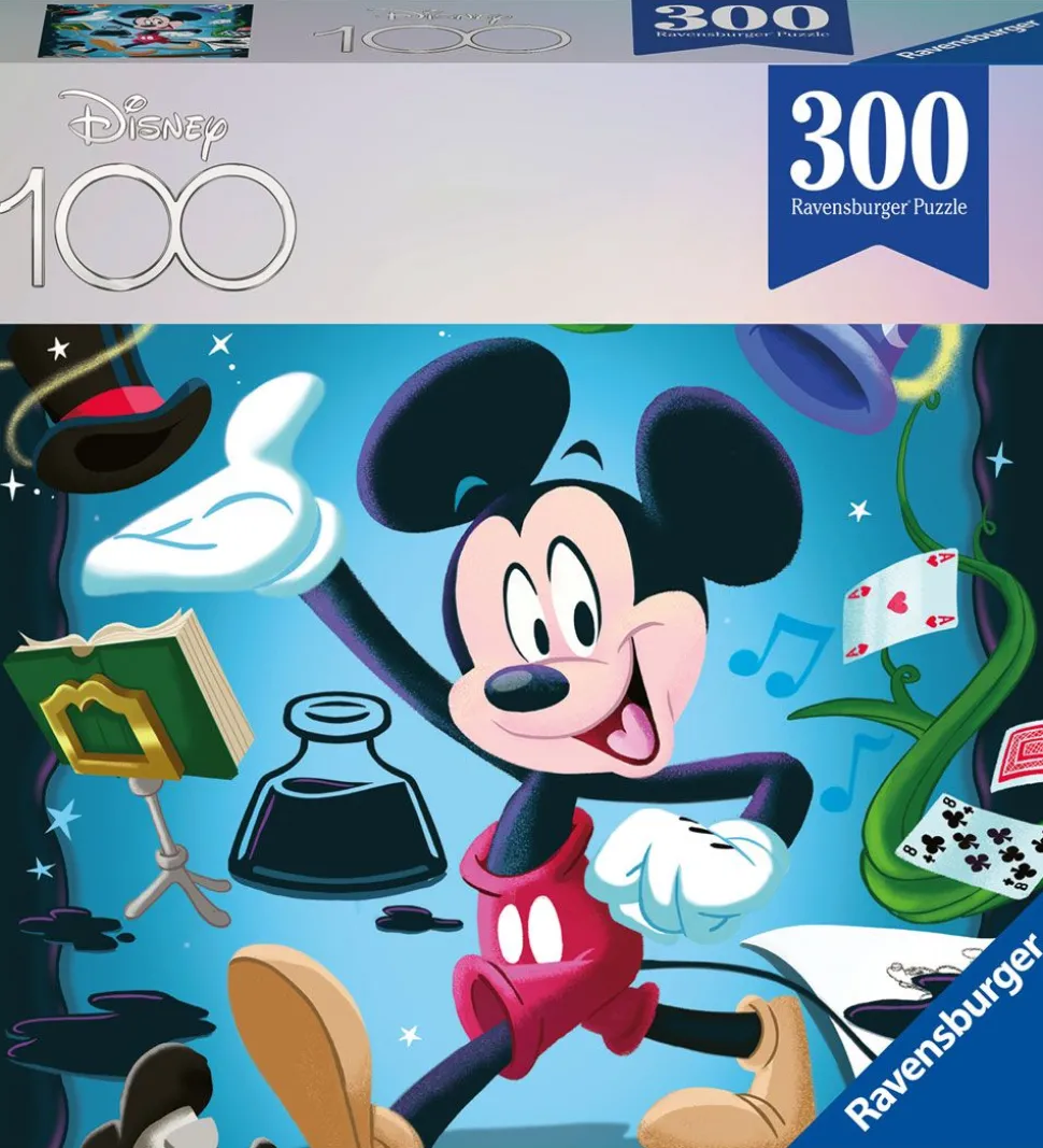 Ravensburger - 300 Brikker - Disney Mickey Mouse 100 år