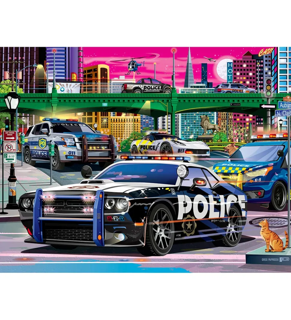Ravensburger Puslespil - 150 Brikker - Police On Patrol