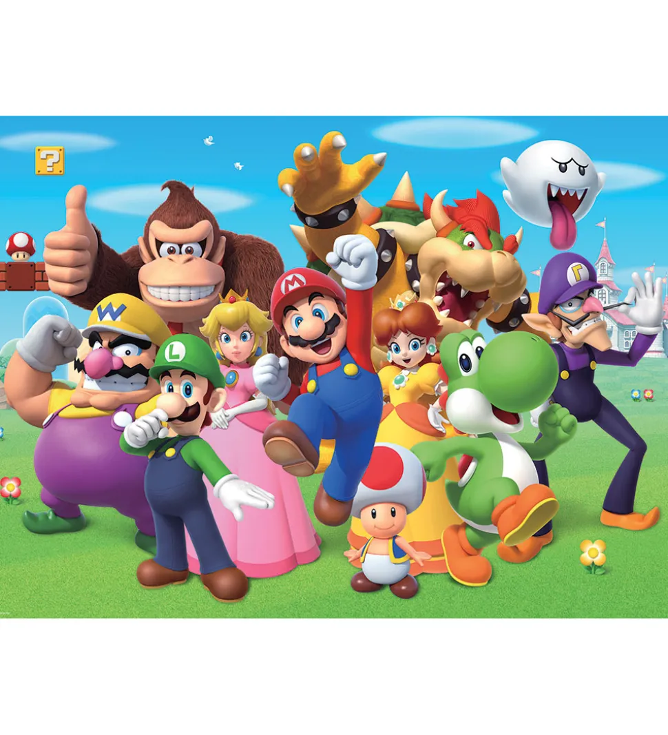 Ravensburger Puslespil - 1000 Brikker - Super Mario