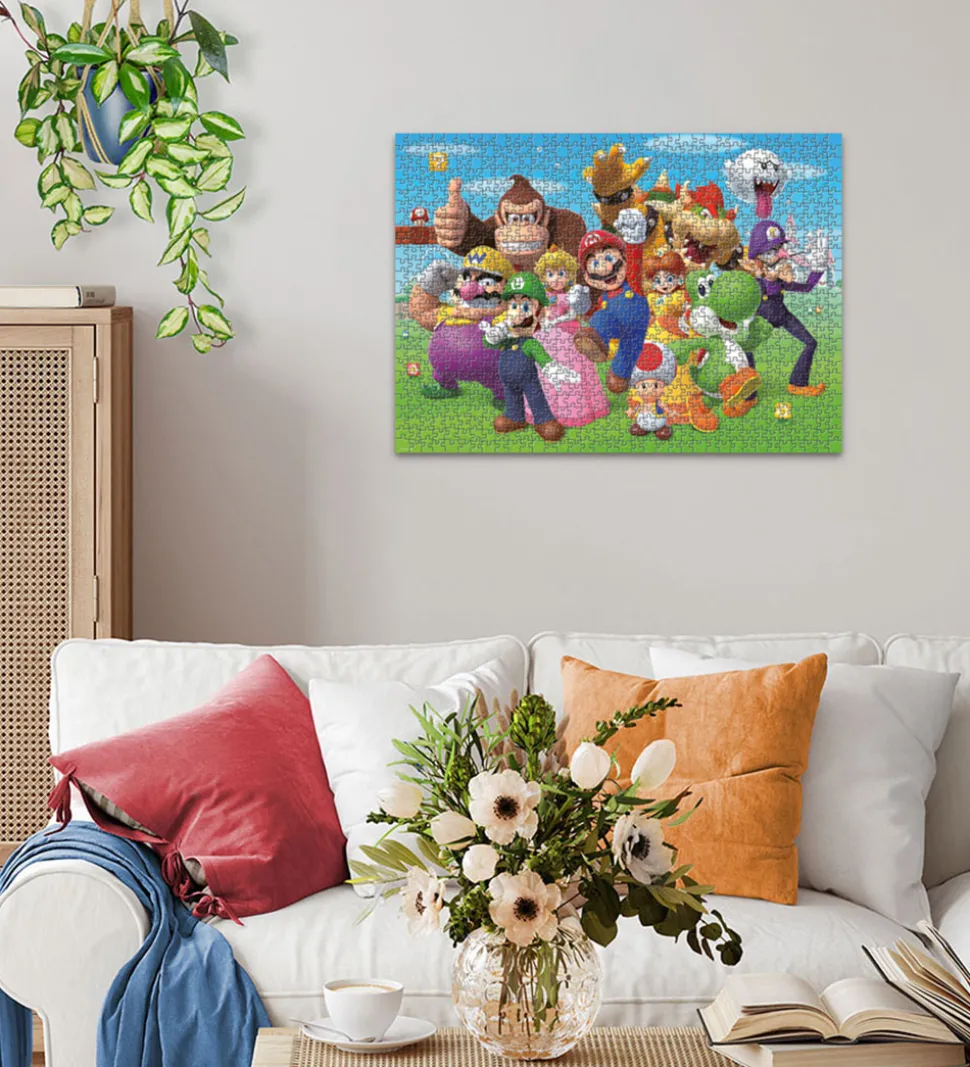 Ravensburger Puslespil - 1000 Brikker - Super Mario