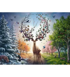 Ravensburger Puslespil - 1000 Brikker - Magical Deer