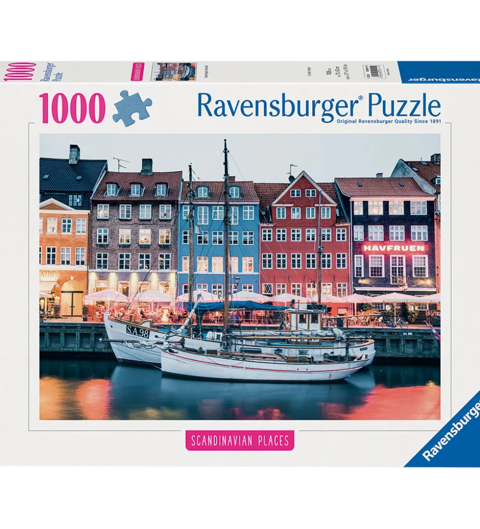 Ravensburger Puslespil - 1000 Brikker - Copenhagen Denmark