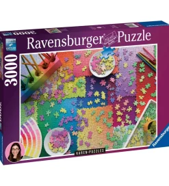 Ravensburger Puslespil - 3000 Brikker - Puzzles On Puzzles