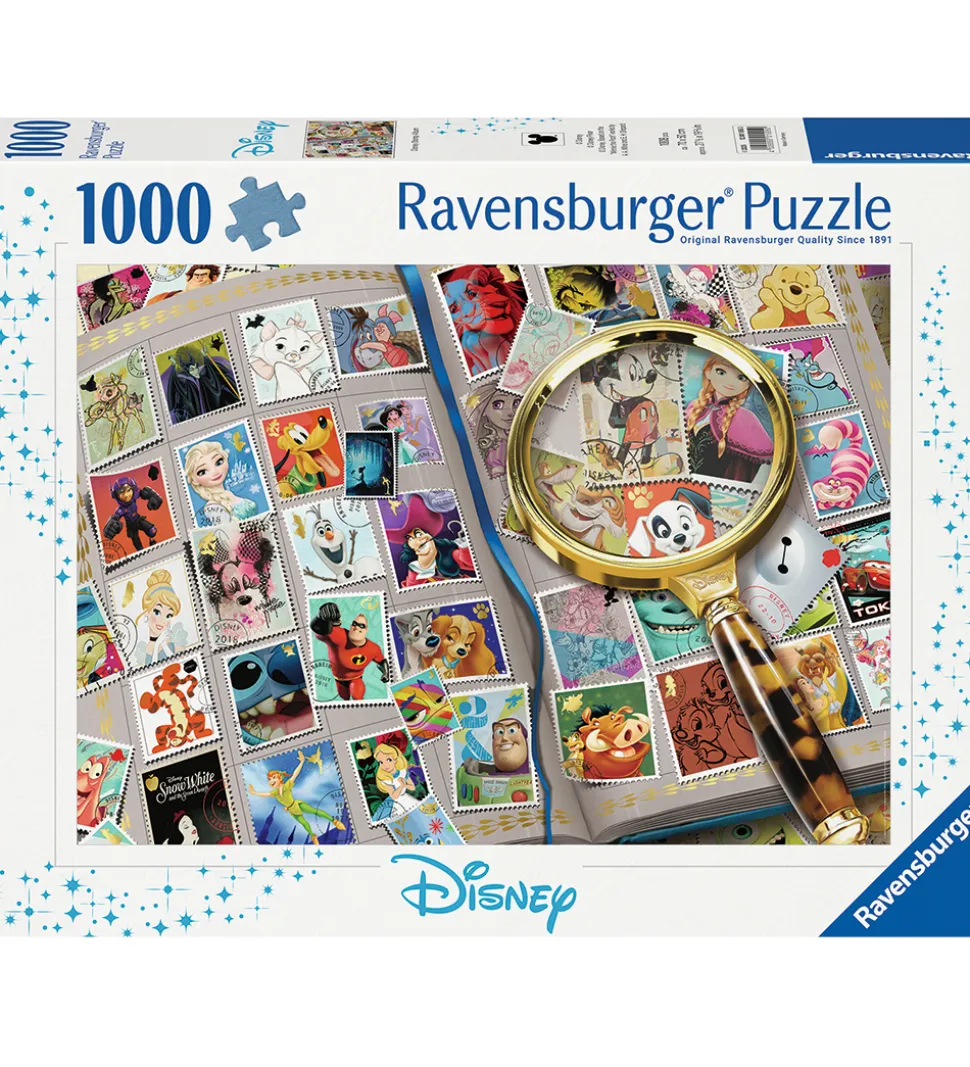 Ravensburger Puslespil - 1000 Brikker - Disney Stamp Album