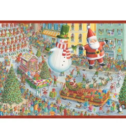 Ravensburger Puslespil - 500 Brikker - Here Comes Christmas