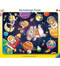 Ravensburger Puslespil - 40 Brikker - Animal Astronauts