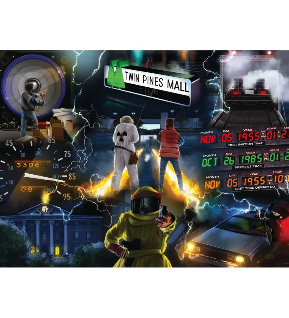 Ravensburger Puslespil - 1000 Brikker - Back To The Future