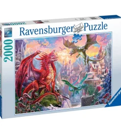 Ravensburger Puslespil - 2000 Brikker - Fantasy Dragon