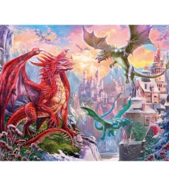 Ravensburger Puslespil - 2000 Brikker - Fantasy Dragon