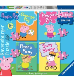 Ravensburger Puslespil - My First - 4 Forskellige - Gurli Gris