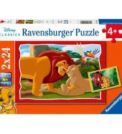 Ravensburger Puslespil - 2x24 Brikker - The Lion King