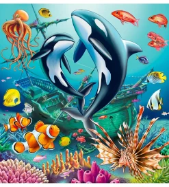 Ravensburger Puslespil - 3x49 Brikker - Under Water