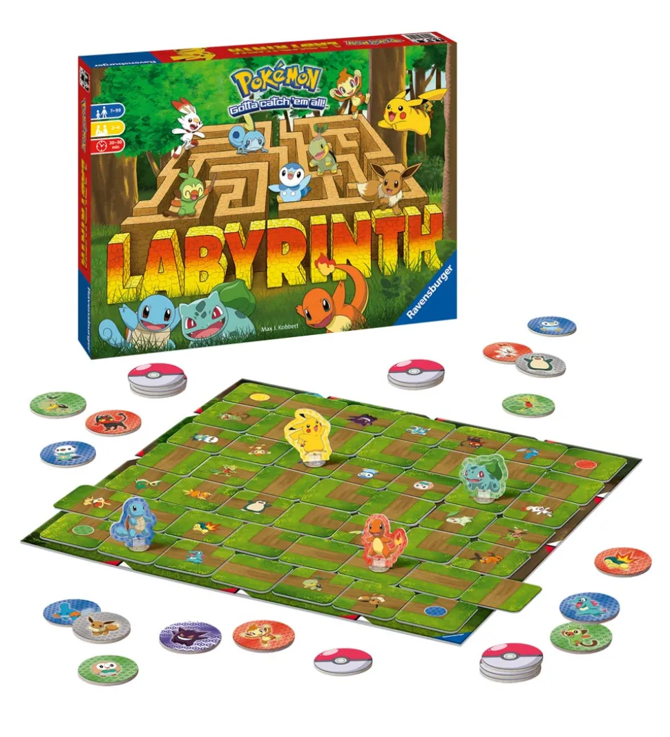 Ravensburger Spil - Labyrinth - Pokémon