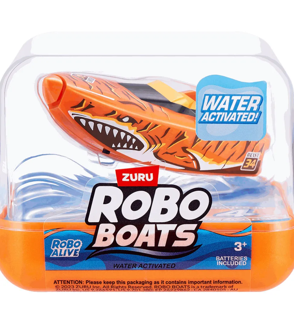 Robo Alive Badelegetøj - Robo Boats - Assorteret - Orange/Rød/B