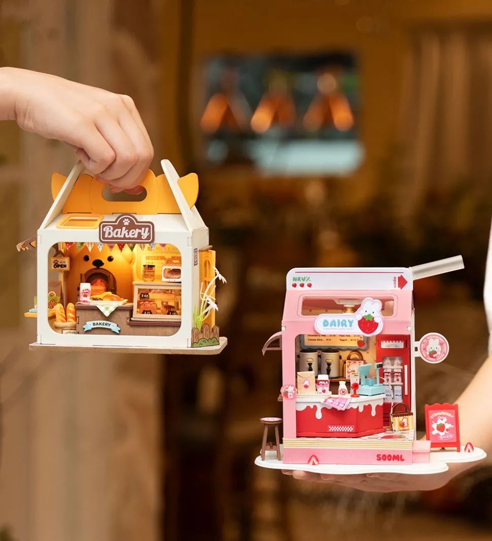 Rolife Miniature-diorama - DIY - Teddy's Breadbox DS033 - 67 Del