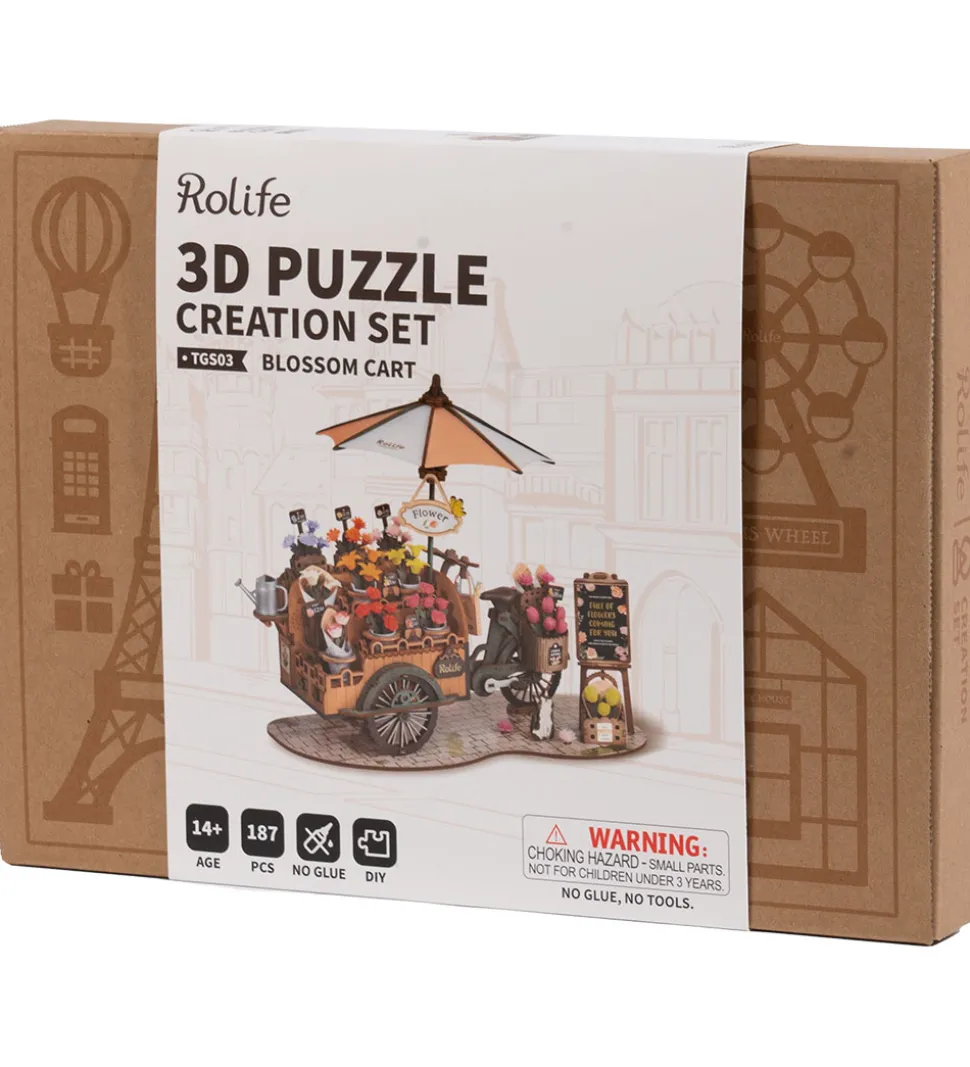 Rolife Miniature-diorama - DIY - Blossom Cart TGS03 - 187 Dele