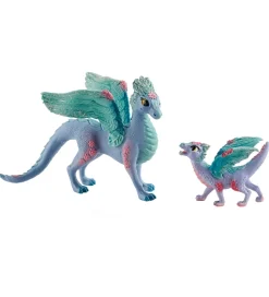 Schleich Bayala - H:11,5 cm - Blomsterdragemor & Unge 70592