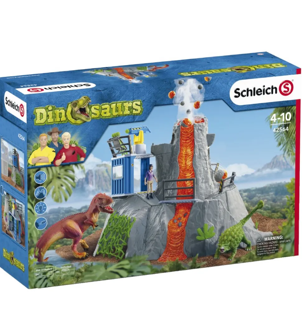Schleich Dinosaurs - Stor Vulkansk Ekspedition 42564