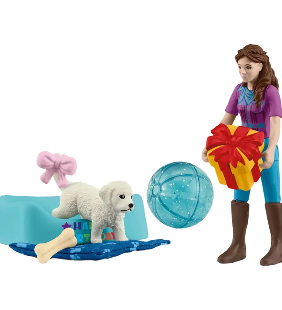 Schleich Fødselsdagsfest Med Lisa - 42744 - 12 Dele