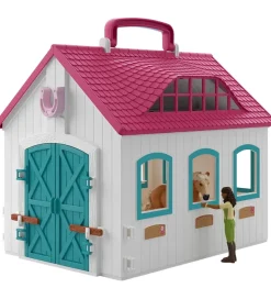 Schleich Horse Club - Åben Hestestald - 60 Dele - 42703