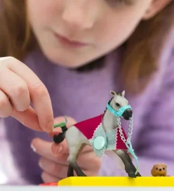 Schleich Horse Club - H: 7 cm - Legesjov Med Føl 42534