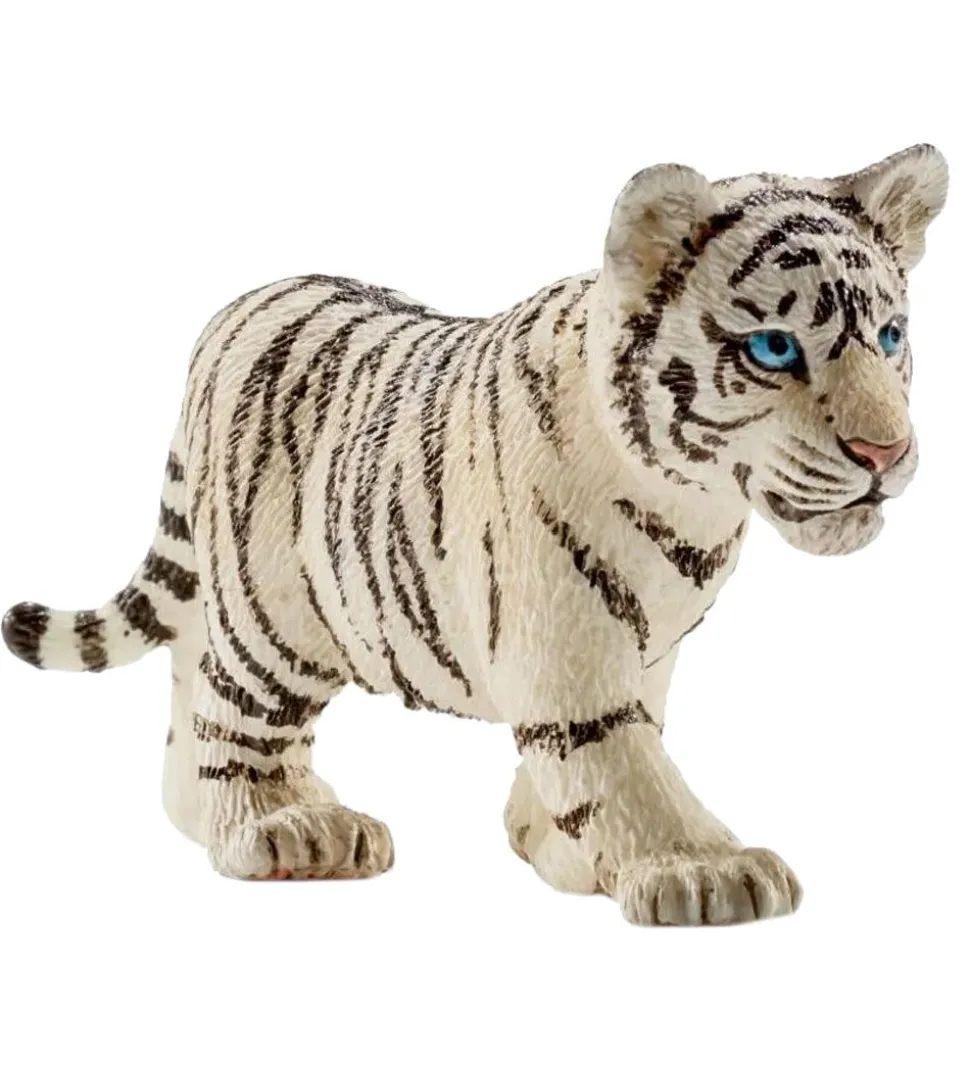 Schleich Wild Life - H: 3,5 cm - Hvid Tiger Unge 14732
