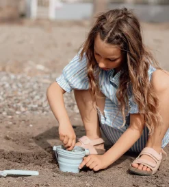 Scrunch Foldbar Spand m. Skovl - 11x9 cm - Sage Green