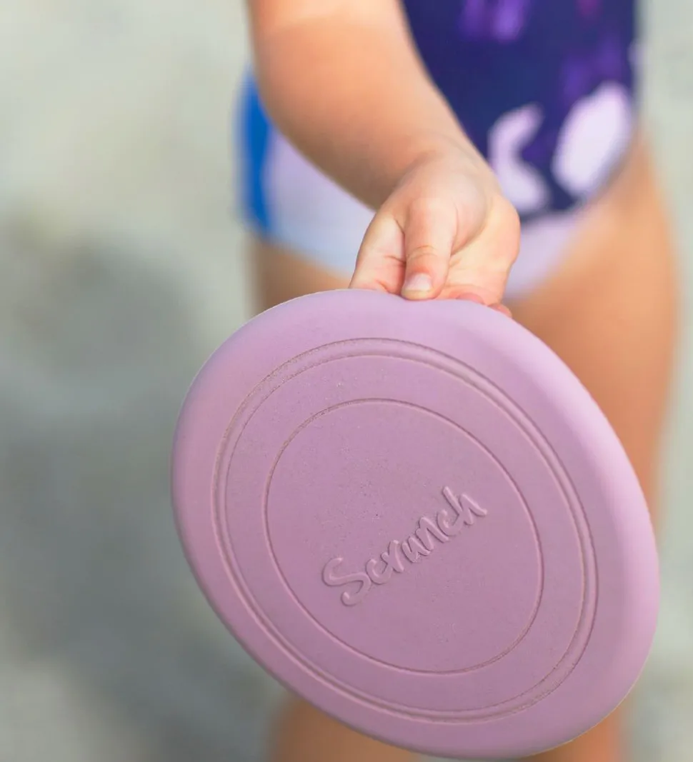 Scrunch Frisbee - Silikone - Ø18 cm - Lyserød