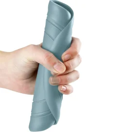 Scrunch Frisbee - Silikone - Ø18 cm - Lyseblå