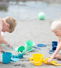 Scrunch Sandforme - 4 stk - Silikone - 6,5-10,5 cm - Blå