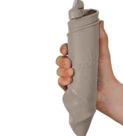 Scrunch Spand - Silikone - 13 cm - Lysegrå