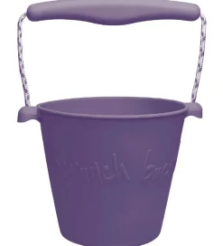 Scrunch Spand - Silikone - 13 cm - Dark Purple