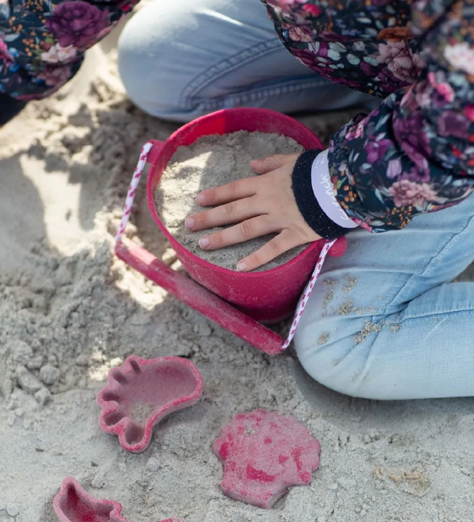 Scrunch Spand - Silikone - 13 cm - Cherry Red