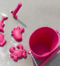 Scrunch Spand - Silikone - 13 cm - Cherry Red