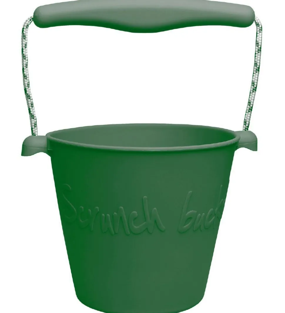 Scrunch Spand - Silikone - 13 cm - Dark Moss Green