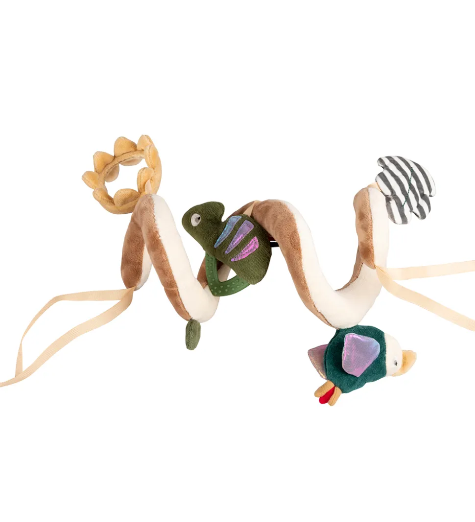 Sebra Aktivitetsspiral - Velour - Wildlife