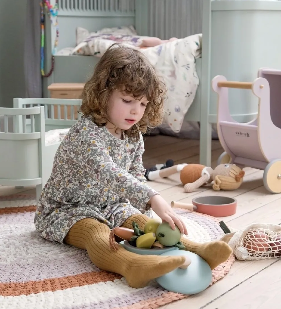 Sebra Frugter - Træ - Multifarvet